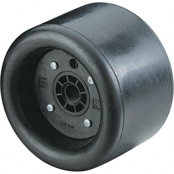 Dynabrade - 3-1/4" Wheel OD, 3" Wheel Width, 7,000 RPM, Composite, Pneumatic Wheel without Hub - 10-11/16" Long x 3" Wide, 5/8" Wheel Arbor Hole, For Use with 94498, 94507 & 94508 Dynacushion - Apex Tool & Supply