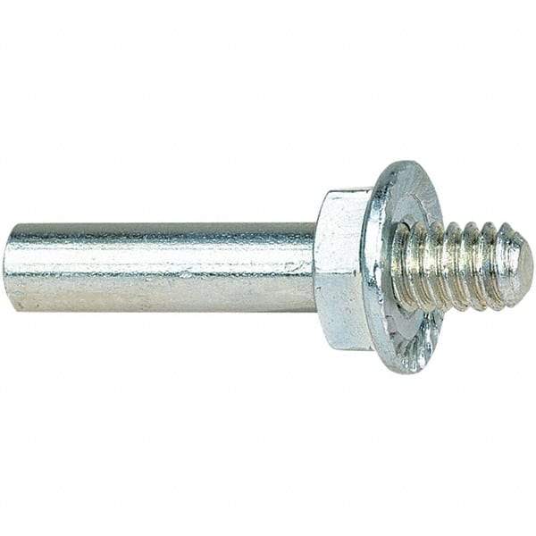 Dynabrade - Abrasive Disc Adapter - 1/4-20 Male, 1-1/4" Long - Apex Tool & Supply