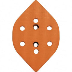 Dynabrade - Tear Drop Hook Face Backing Pad - Dynafine Compatible, Screw Attachment, Vacuum Pad, 3/8" Thick, Soft Density - Apex Tool & Supply