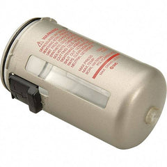 Dynabrade - 55 CFM Max Air Flow, 145 Max psi, Filter Lubricator Bowl Assembly for Regulator Lubricators - 140°F Max, For Use with 10671, 10673, 10675, 10677, 10679, 10681 - Apex Tool & Supply