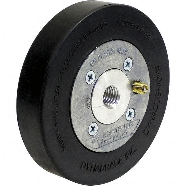 Dynabrade - 5" Wheel OD, 1" Wheel Width, 4,500 RPM, Aluminum, Pneumatic Wheel with Hub - 15-1/2" Long x 1" Wide, 5/8" Wheel Arbor Hole, For Use with 13214 & 13523 Dynastraight Air-Powered Abrasive Finishing Tools - Apex Tool & Supply