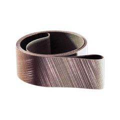 3M - 2" Wide x 72" OAL, A100 Grit, Aluminum Oxide Abrasive Belt - Aluminum Oxide, Coated, Cloth Backing, Wet, Series 307EA - Apex Tool & Supply
