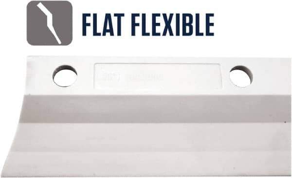 SEYMOUR-MIDWEST - 19" Rubber Blade Floor Squeegee - Threaded End, Single Edge, Gray, Use with 78255 - Apex Tool & Supply