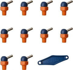 Loc-Line - 1/8" Hose Inside Diam x 5/32" Nozzle Diam, High-Pressure Coolant Hose Nozzle - NPT, for Use with Loc-Line Modular Hose System, 10 Pieces - Apex Tool & Supply