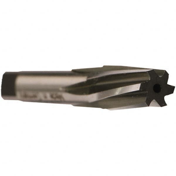 Emuge - 1/2" Pipe, 0.6673" Small End Diam, 0.6299" Straight Shank, 35mm Flute, Taper Pipe Reamer - Apex Tool & Supply