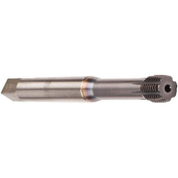 Emuge - #8-32 UNC 2BX Modified Bottoming Thread Forming Tap - Cobalt, TiCN Finish, 2.48" OAL, 0.315" Thread Length, Right Hand Thread, Series InnoForm - Apex Tool & Supply