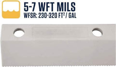 SEYMOUR-MIDWEST - 26" Rubber Blade Floor Squeegee - Threaded End, Single Edge, Gray, Use with 78256 - Apex Tool & Supply