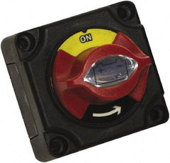 Battery Doctor - 2 Position, 12 Volt, 300 Amp, Single Battery Disconnect Switch - On-Off Sequence, Black & Red - Apex Tool & Supply