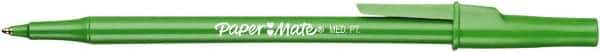 Paper Mate - 1mm Ball Point Stick Pen - Green - Apex Tool & Supply