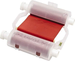 Brady - 4.33" Wide x 2,400" Long, Red Resin Ribbon Printer Ribbon - For BBP30 Label Printer, BBP33 Label Printer, BBP35 Multicolor Sign & Label Printer, BBP37 Color & Cut Sign & Label Printer, BradyPrinter S3100, BBP31 Sign & Label Printer - Apex Tool & Supply
