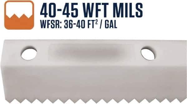 SEYMOUR-MIDWEST - 18" Rubber Blade Floor Squeegee - Threaded End, Single Edge, Gray, Use with 78255 - Apex Tool & Supply