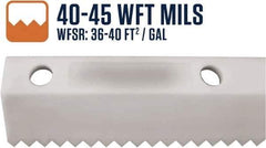 SEYMOUR-MIDWEST - 18" Rubber Blade Floor Squeegee - Threaded End, Single Edge, Gray, Use with 78255 - Apex Tool & Supply