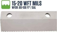 SEYMOUR-MIDWEST - 18" Rubber Blade Floor Squeegee - Threaded End, Single Edge, Gray, Use with 78255 - Apex Tool & Supply