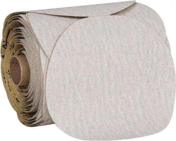 SIA Abrasives - 5" Diam, 80 Grit Aluminum Oxide Adhesive PSA Disc - Medium Grade, C Weighted Paper Backing, For Low Speed Dual-Action Sanders, Orbital Sanders - Apex Tool & Supply