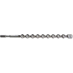 Irwin - 3/4" Diam, Spline Shank, Carbide-Tipped Rotary & Hammer Drill Bit - Apex Tool & Supply