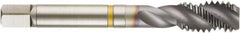 Guhring - M16x2.00 Metric 6H Modified Bottoming Spiral Flute Tap - Cobalt, TiCN Finish, 3.811" OAL, Right Hand Flute, Right Hand Thread, D7, Series 4412 - Apex Tool & Supply