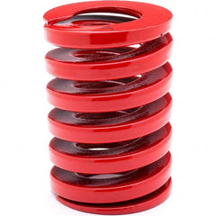 Associated Spring Raymond - 22mm Hole Diam, 11mm Rod Diam, 55mm Free Length, Red Die Spring - Apex Tool & Supply