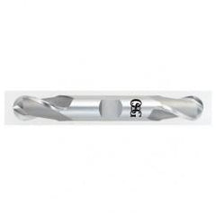 1/4" Dia. - 3-1/8" OAL - Bright HSS Co-Center Cut SE EM - 2 FL - Apex Tool & Supply