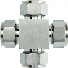 Brennan - 1" OD, Stainless Steel Cross - Tube OD Ends - Apex Tool & Supply