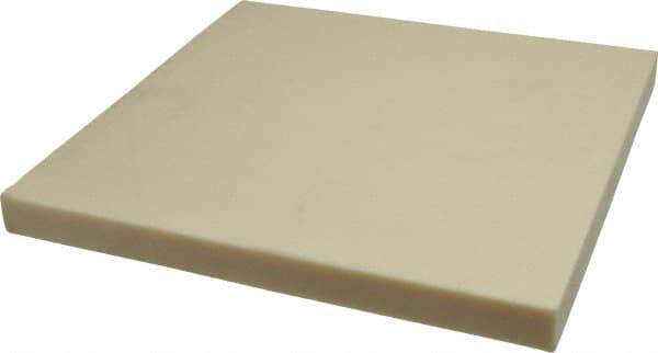 Made in USA - 1" Thick x 12" Wide x 1' Long, ABS Sheet - Tan, +0.025 Tolerance - Apex Tool & Supply