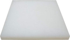 Value Collection - 1" Thick x 12" Wide x 1' Long, Polypropylene Sheet - Translucent White - Apex Tool & Supply