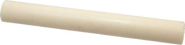 Made in USA - 1' Long, 1-1/2" Diam, ABS Plastic Rod - Beige - Apex Tool & Supply