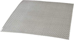Value Collection - 18 Gage, 0.047 Inch Wire Diameter, 5 x 5 Mesh per Linear Inch, Stainless Steel, Wire Cloth - 0.153 Inch Opening Width, 12 Inch Wide x 12 Inch Stock Length - Apex Tool & Supply