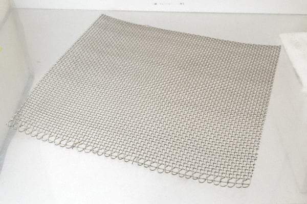 Value Collection - 18 Gage, 0.047 Inch Wire Diameter, 6 x 6 Mesh per Linear Inch, Stainless Steel, Wire Cloth - 0.12 Inch Opening Width, 12 Inch Wide x 12 Inch Stock Length - Apex Tool & Supply