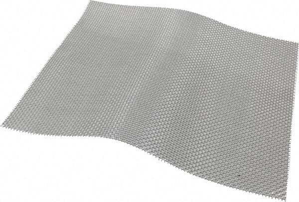 Value Collection - 22 Gage, 0.028 Inch Wire Diameter, 8 x 8 Mesh per Linear Inch, Stainless Steel, Wire Cloth - 0.097 Inch Opening Width, 12 Inch Wide x 12 Inch Stock Length - Apex Tool & Supply