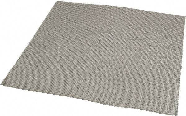 Value Collection - 23 Gage, 0.025 Inch Wire Diameter, 10 x 10 Mesh per Linear Inch, Stainless Steel, Wire Cloth - 0.075 Inch Opening Width, 12 Inch Wide x 12 Inch Stock Length - Apex Tool & Supply