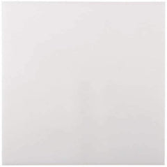 Made in USA - 3/16" Thick x 12" Wide x 2' Long, Polyethylene (UHMW) Sheet - White, ±0.20% Tolerance - Apex Tool & Supply