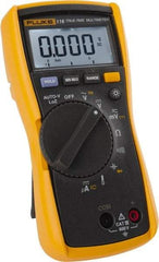 Fluke - 116, CAT III, 600 VAC/VDC, Digital True RMS Auto Ranging Manual Ranging Multimeter - Measures Voltage, Capacitance, Resistance, Temperature - Apex Tool & Supply
