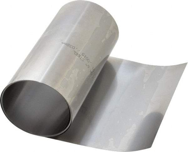 Made in USA - 15 Ft. Long x 6 Inch Wide x 0.0015 Inch Thick, Roll Shim Stock - Steel - Apex Tool & Supply