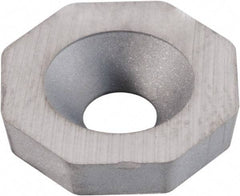 Kennametal - 4.57mm Inscribed Circle, Octagon Boring Bar Shim for Indexables - Carbide, 1/8" Thick, SM Shim Style, Neutral Cut - Apex Tool & Supply