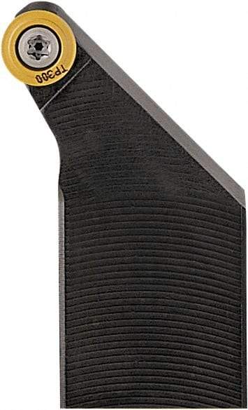 Seco - SRSC, Left Hand Cut, 25mm Shank Height x 25mm Shank Width, Neutral Rake Indexable Turning Toolholder - 150mm OAL, RCMT 1204 Insert Compatibility, Series Screw Lock - Apex Tool & Supply