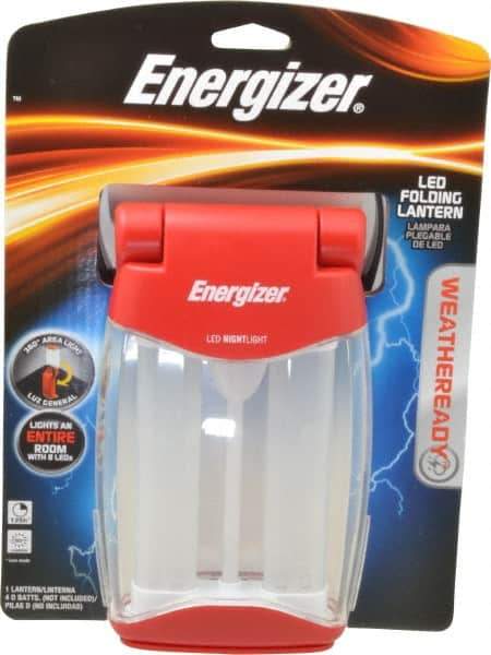Energizer - LED Bulb, 200 Lumens, Spotlight/Lantern Flashlight - Red Plastic Body, 4 D Batteries Not Included - Apex Tool & Supply