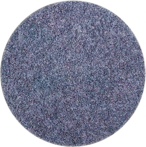 3M - 3" Disc Diam, Ceramic Quick Change Disc - Type S Attaching System, Nonwoven, Blue, Coarse Grade, 18,000 RPM - Apex Tool & Supply