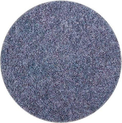 3M - 4" Disc Diam, Ceramic Quick Change Disc - Type R Attaching System, Nonwoven, Blue, Coarse Grade, 12,000 RPM - Apex Tool & Supply