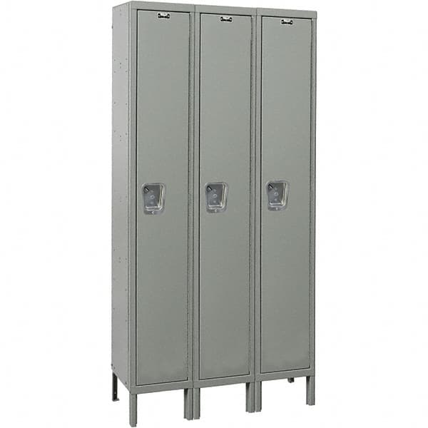 Hallowell - 3 Door, 1 Tier, Premium Wardrobe Lockers - Apex Tool & Supply