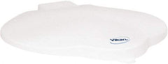 Vikan - 3 Gal Polypropylene Pail Lid - White, For Use with 5690 - Apex Tool & Supply