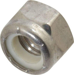 Value Collection - 5/16-24 UNF 18-8 Hex Lock Nut with Nylon Insert - 1/2" Width Across Flats, 11/32" High - Apex Tool & Supply