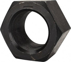 Value Collection - 2-12 UN Steel Right Hand Hex Nut - 3-1/8" Across Flats, 1-23/32" High, Uncoated - Apex Tool & Supply