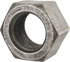 Value Collection - 1-1/2 - 12 UNF Steel Right Hand Hex Nut - 2-1/4" Across Flats, 1.317" High, Uncoated - Apex Tool & Supply