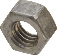 Value Collection - 5/16-18 UNC Steel Right Hand Hex Nut - 1/2" Across Flats, 17/64" High, Uncoated - Apex Tool & Supply
