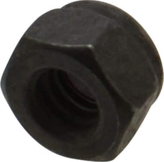Value Collection - 1/4-20 UNC Grade 8 Hex Lock Nut with Nylon Insert - 7/16" Width Across Flats, 5/16" High, Uncoated - Apex Tool & Supply