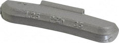 Myers Tire Supply - 1.25 oz Wheel Weight - Zinc, For Use with Import & Domestic Passenger Cars, 1/2 Ton Trucks, Mini Pickups & Vans with Standard 1/8" Flange - Apex Tool & Supply