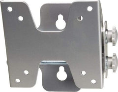 Video Mount - Steel, Flat Panel Tilt Mount For 10 to 23 Inch LCD Monitor - Silver, 25 Lbs. Load Capacity, 15° Max Tilt Angle, Flush Wall Mount Tilting - Apex Tool & Supply