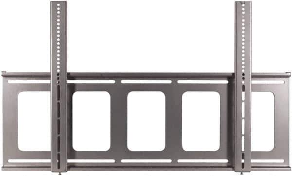Video Mount - Steel, Flat Panel Flat Mount For 42 to 70 Inch Plasma Monitor - Silver, 180 Lbs. Load Capacity, 0 to 18 Inch Vertical Opening, 0° Max Tilt Angle, Flush Wall Mount - Apex Tool & Supply