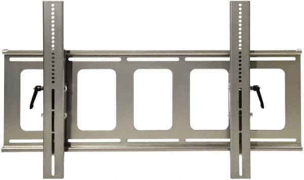 Video Mount - Steel, Flat Panel Tilt Mount For 42 to 70 Inch Plasma Monitor - Silver, 180 Lbs. Load Capacity, 75 to 530, 15° Max Tilt Angle, Flush Wall Mount Tilting - Apex Tool & Supply