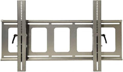 Video Mount - Steel, Flat Panel Tilt Mount For 42 to 70 Inch Plasma Monitor - Silver, 180 Lbs. Load Capacity, 75 to 530, 15° Max Tilt Angle, Flush Wall Mount Tilting - Apex Tool & Supply